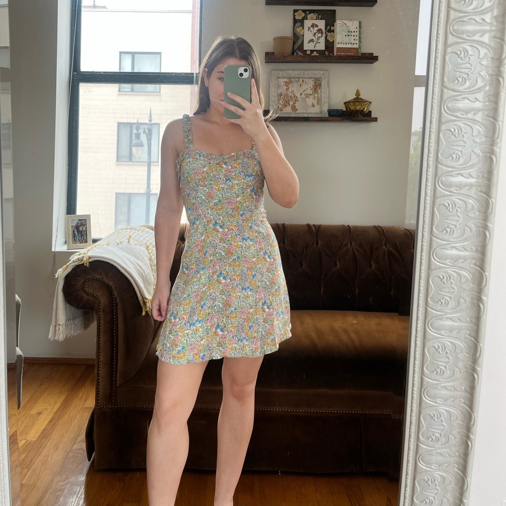 Zara floral dress